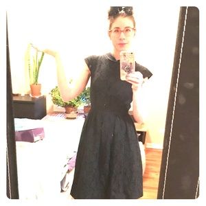 Vintage 50’s Black Lace Dress Sz 2